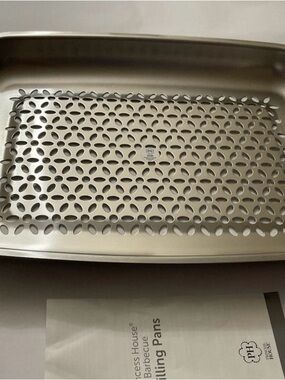 Princess House Silver Perforated Grilling Tray